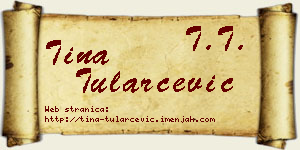 Tina Tularčević vizit kartica